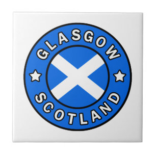 Glasgow Skottland Kakelplatta