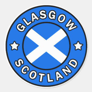 Glasgow Skottland klistermärke