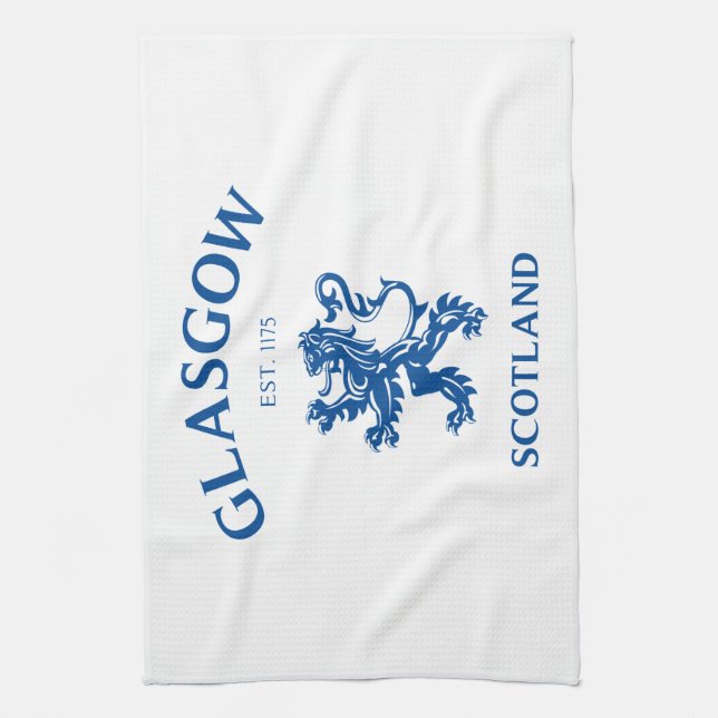 GLASGOW, SKOTTLAND KÖKSHANDDUK (Vertikal)