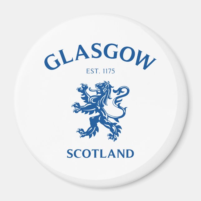 GLASGOW, SKOTTLAND MAGNET (Framsidan)