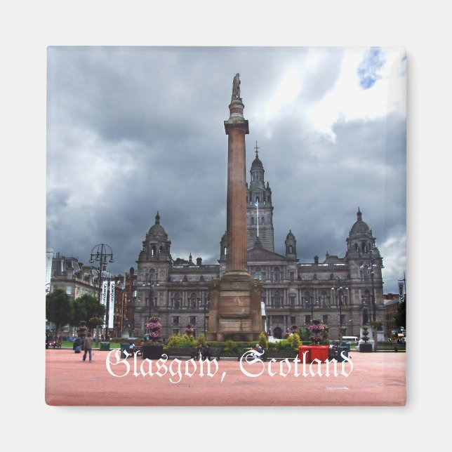 Glasgow, Skottland Magnet (Framsidan)