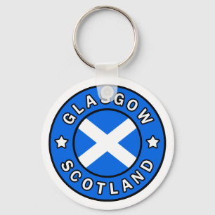 Glasgow Skottland Nyckelring