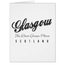 Glasgow Skottland "The Dear Green Place"