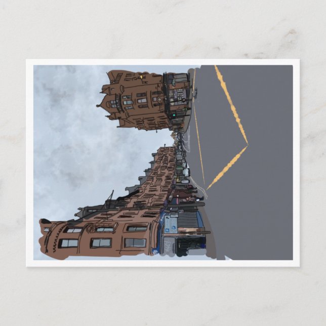 Glasgow, Skottlands vykort (Framsida)