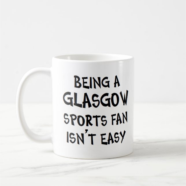 glasgow sports fan, being kaffemugg (Vänster)