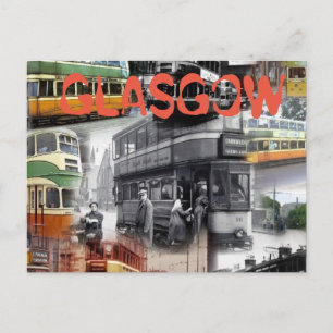 Glasgow Trams Vykort