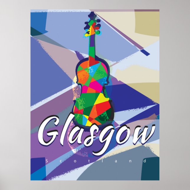 Glasgow Vintage resor poster (Framsidan)