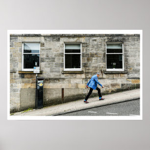 Glasgows gatuscen poster