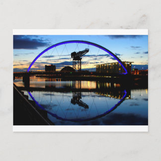 Glasgows "squinty bridge", Allan Topen Photography Vykort