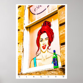 Glasgows stadscen poster