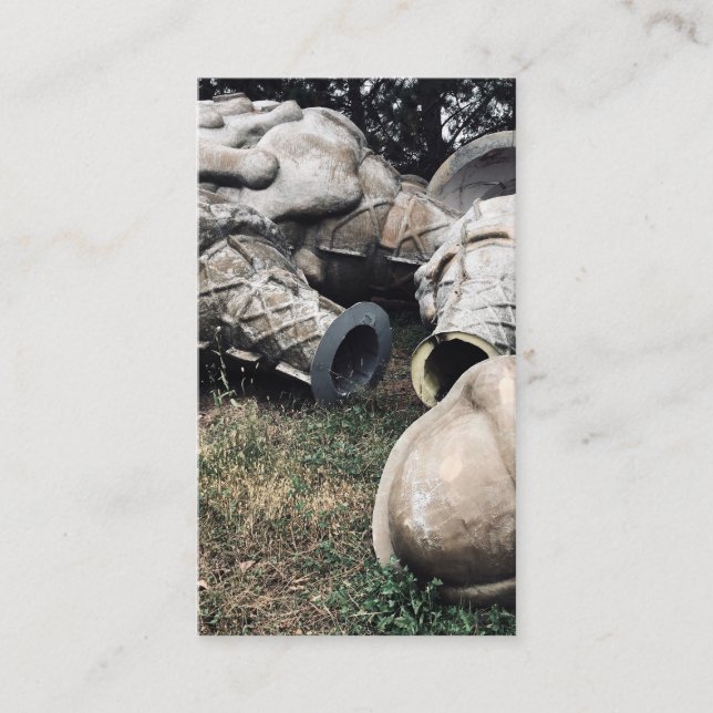 glasgräddkoner av glasgryn visitkort (Framsida)