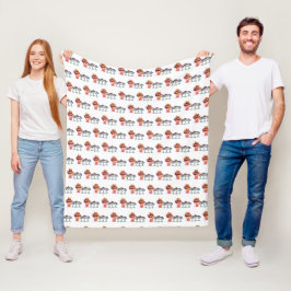 Glasgräddsmälta Fleecefilt