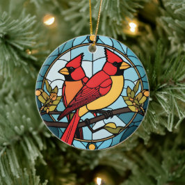 Glaskardinalminnet Keepsaké Bereavement Julgransprydnad Keramik