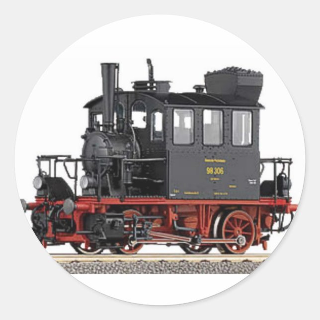 Glaskasten Sticker Runt Klistermärke (Framsida)