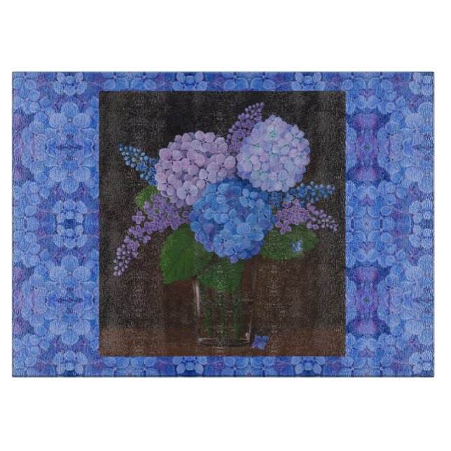 Glasköksduk - Hydrangeas i Vas #2 (Framsidan)