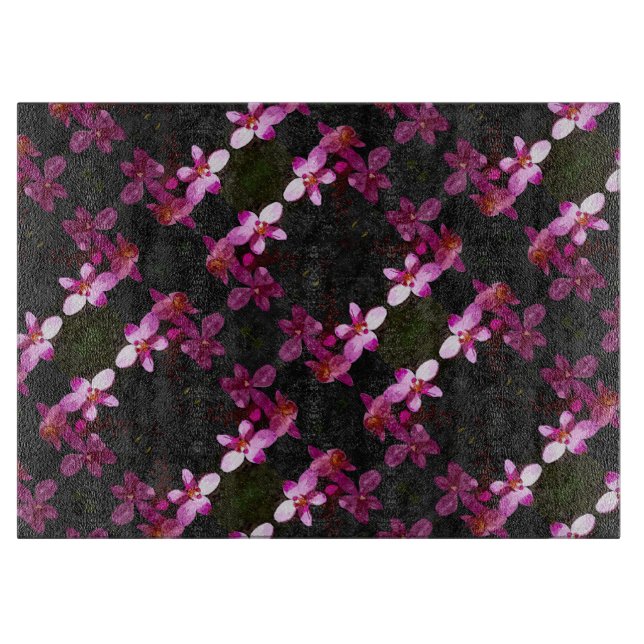 Glasköksduk - Lila Orchids (Framsidan)