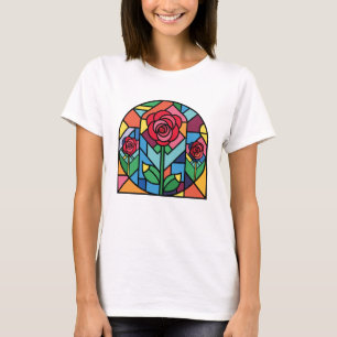 Glaskonst, fastsatt t shirt