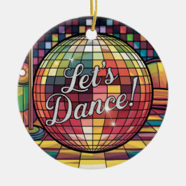 Glaskonst, glasaktigt, Boll, glasaktigt, Stil Julgransprydnad Keramik