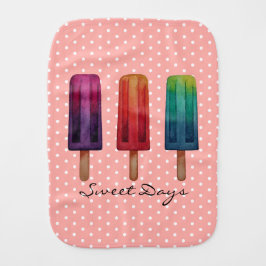 Glaskrämer med vattenfärgsfärgad bläckfisk bebistrasa