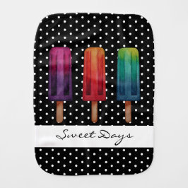 Glaskrämer med vattenfärgsfärgad bläckfisk bebistrasa