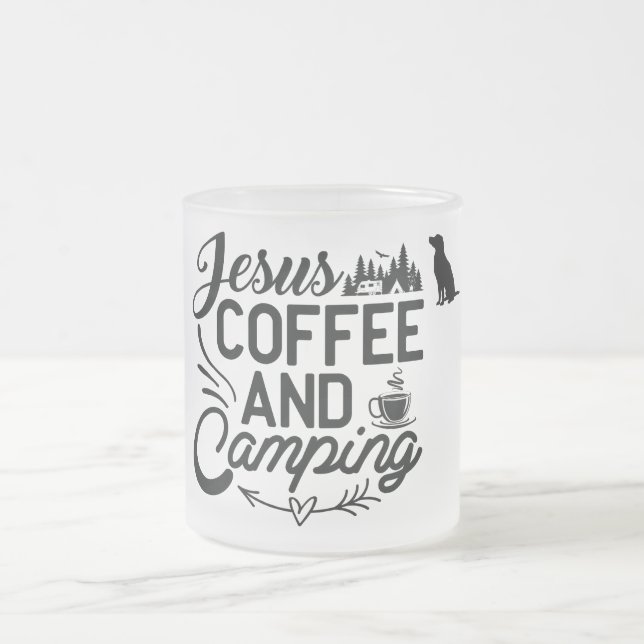 Glasläger Mugg, frostat Frostad Glasmugg (Center)