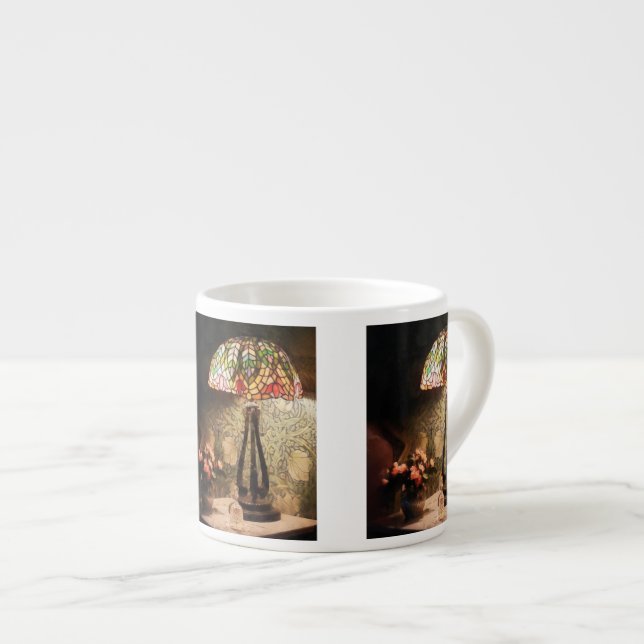 Glaslampa och Vas från blommor Espressomugg (Framsida höger)