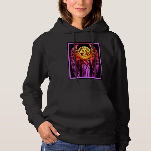 Glasmålad ängel  t shirt (Framsida)