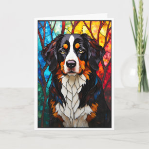 Glasmålestil Berner Sennenhund Kort
