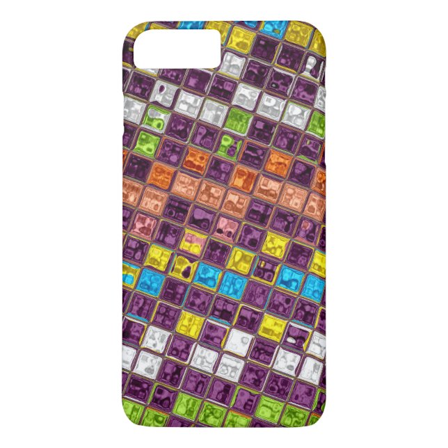 Glasmosaic Mönster #3 Case-Mate iPhone Skal (Baksida)
