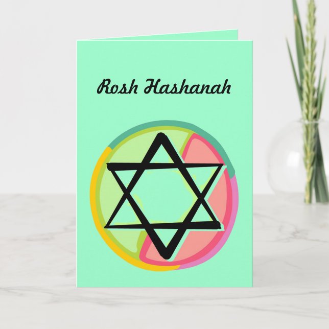 Glasmosaik - helgkort (Framsida)