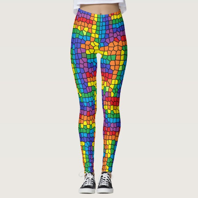 Glasmosaik Leggings (Framsida)