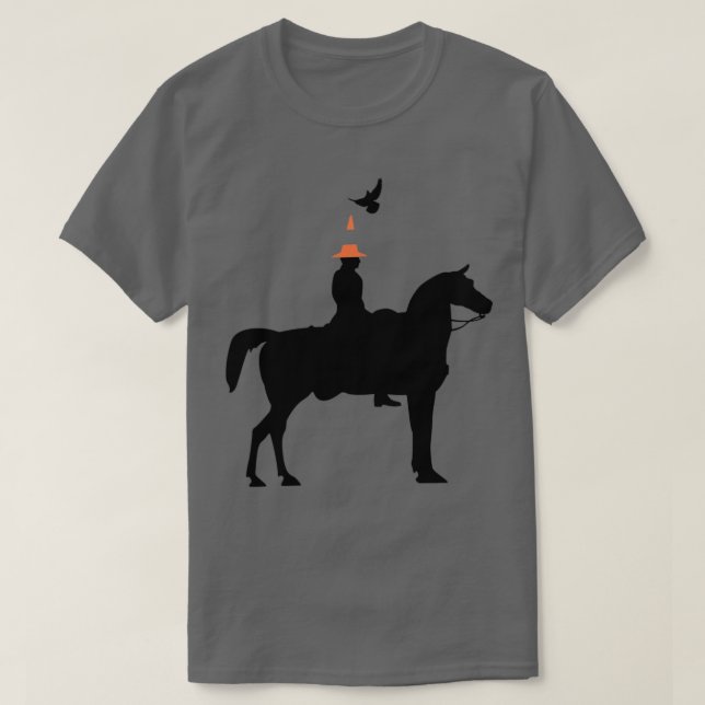 Glasnorska Duke av Wellington Statue T Shirt (Design framsida)