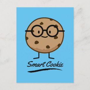 Glasögon av typen Smart Cookie Chocolate Chip Vykort