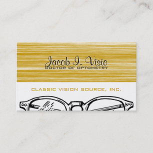 Glasögon Eyewear Optometry Vision Scratchy Visitkort