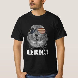 Glasögon från Funny Guinea Gris Merica Patriotic U T Shirt