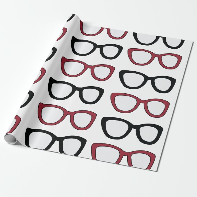 Glasögon Glasögon Glasögon Optiker  Presentpapper (Utrullad)