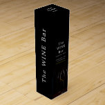 Glasögon vin, Vin Pub/Winery Presentask För Vinflaska<br><div class="desc">Glasboxen vin,  Vin Pub/Winery Vin Box,  av Affärskortet Store.</div>