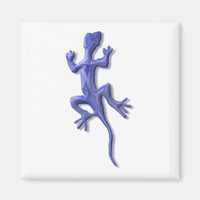 Glasögonblått glas magnet (Framsidan)