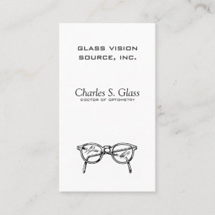 Glasögonglas Eyewear Optisk vision Visitkort
