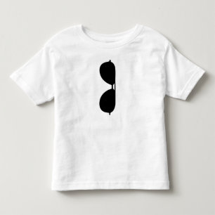 Glasögongrafik i svart solglasögon pojke t-shirt