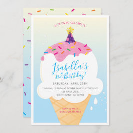 Glasögonkon i barns födelsedag, INBJUDAN