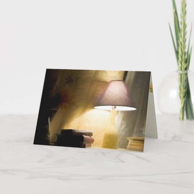 Glasögonlampa med gammal bokar-impressionism kort (Framsida)