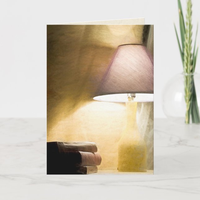 Glasögonlampa med gammal bokar-impressionism kort (Framsida)