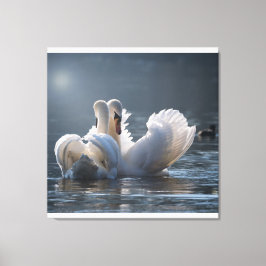 Glasögonmålning i Onlinen kärlek metall Canvastryck