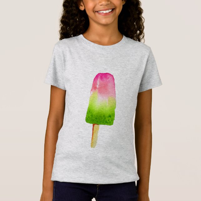 Glasögonpopsicle Sommaren T Shirt (Framsida)