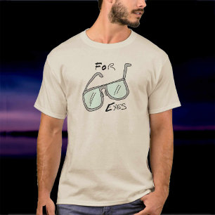 Glasögonutformning för öga t shirt
