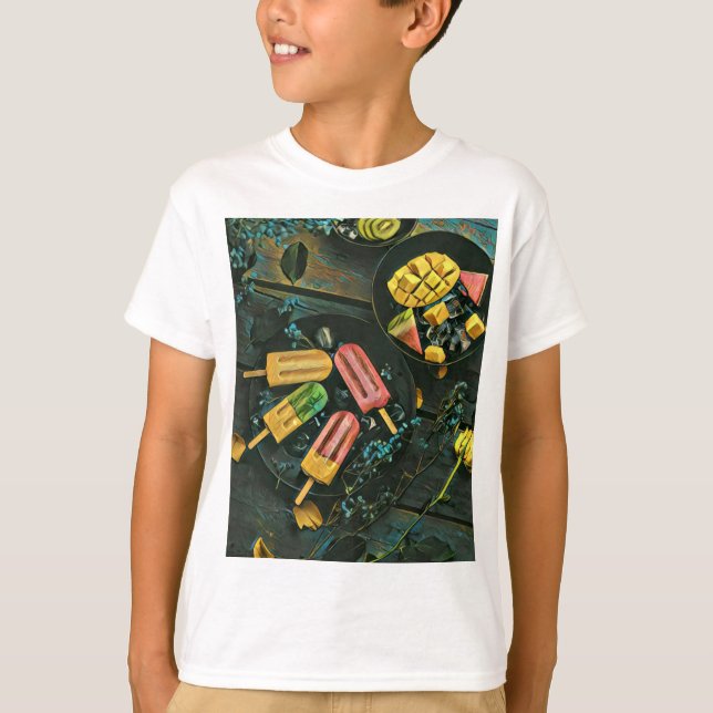 Glaspropp i färglös glass t shirt (Framsida)