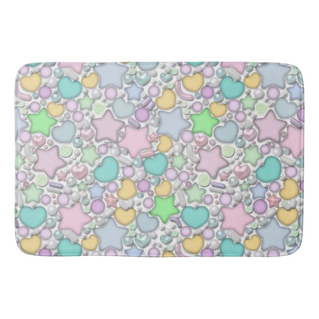 Glasprydnadsföremål Badrumsmatta (Framsidan)