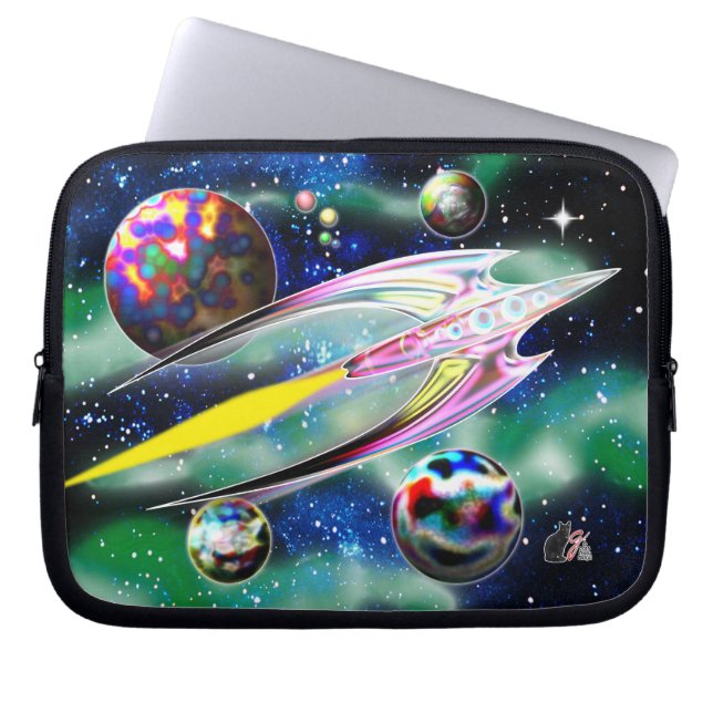 Glasraket Laptop Fodral (Framsidan)