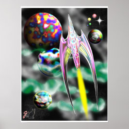 Glasraket Poster